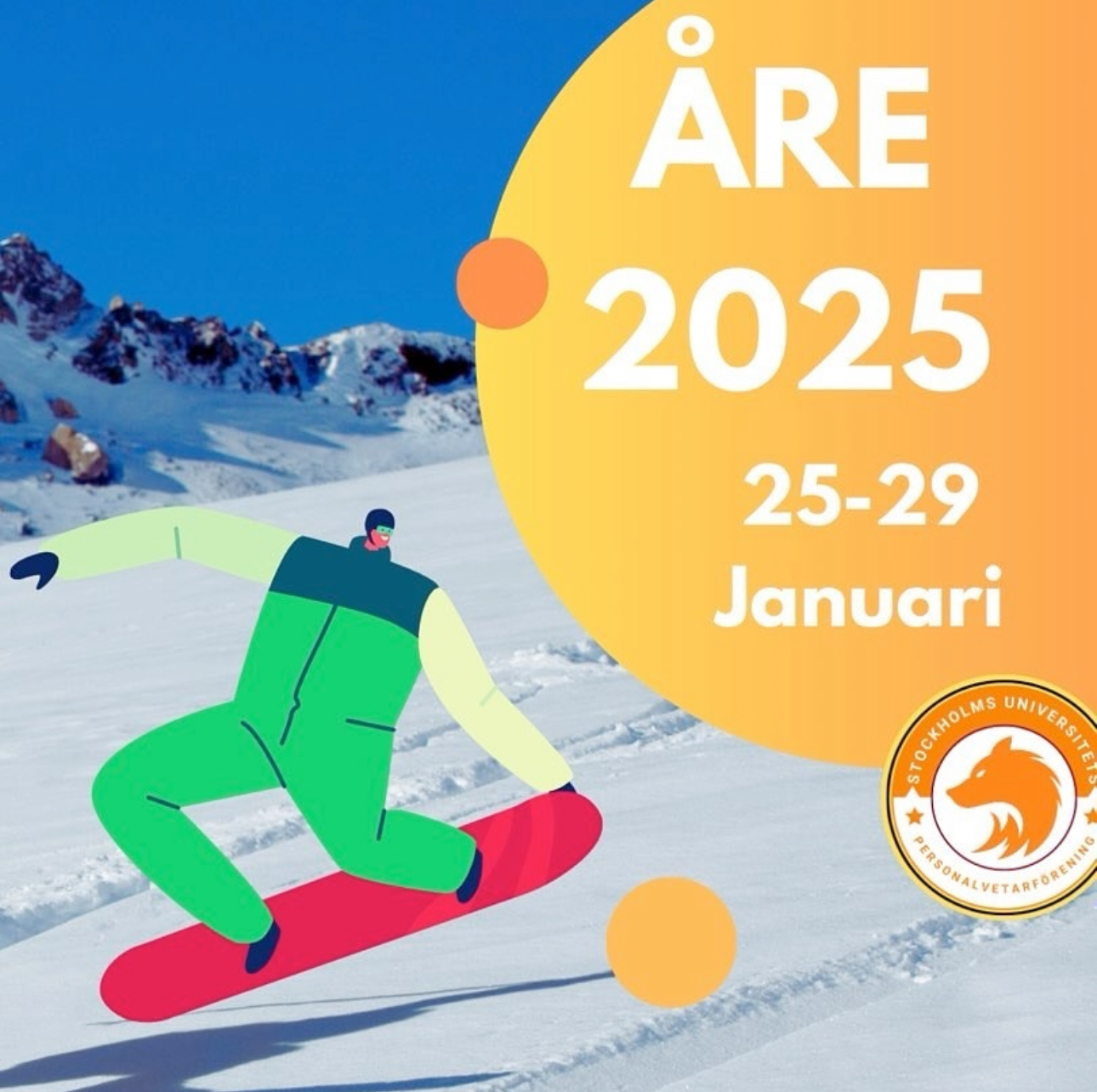 Åre 2025! Stockholms Universitets Personalvetarförening